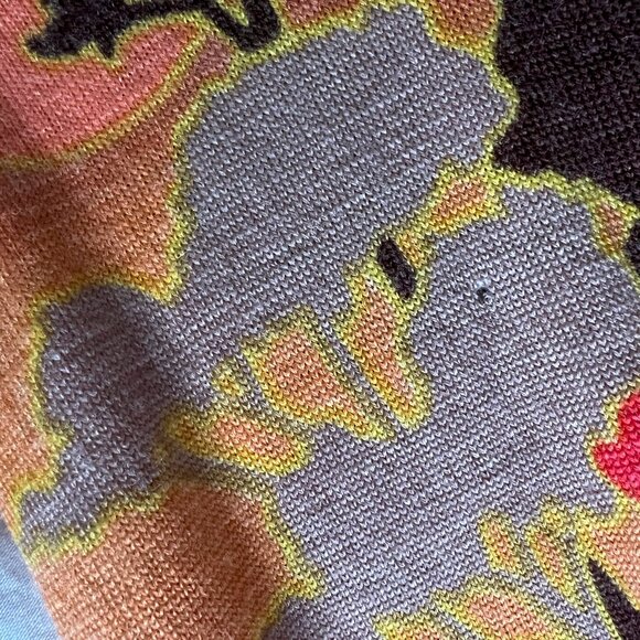 Goldworm Vtg 60s 70s - Psychedelic, Mod & Rare - 100% Virgin Merino Wool - Picture 12 of 14